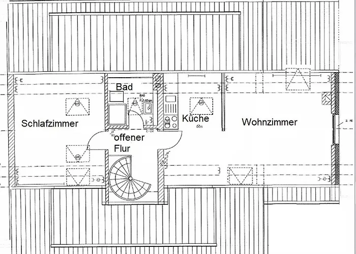 Dachwohnung Naehe Clemenshospital Lägenhet